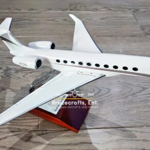 Model of Gulfstream G700 Qatar Executive with detailed craftsmanship.